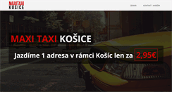 Desktop Screenshot of maxitaxi.sk